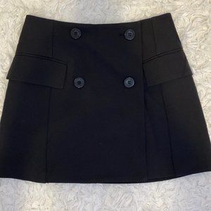 Forever 21 Black Wrap Skirt